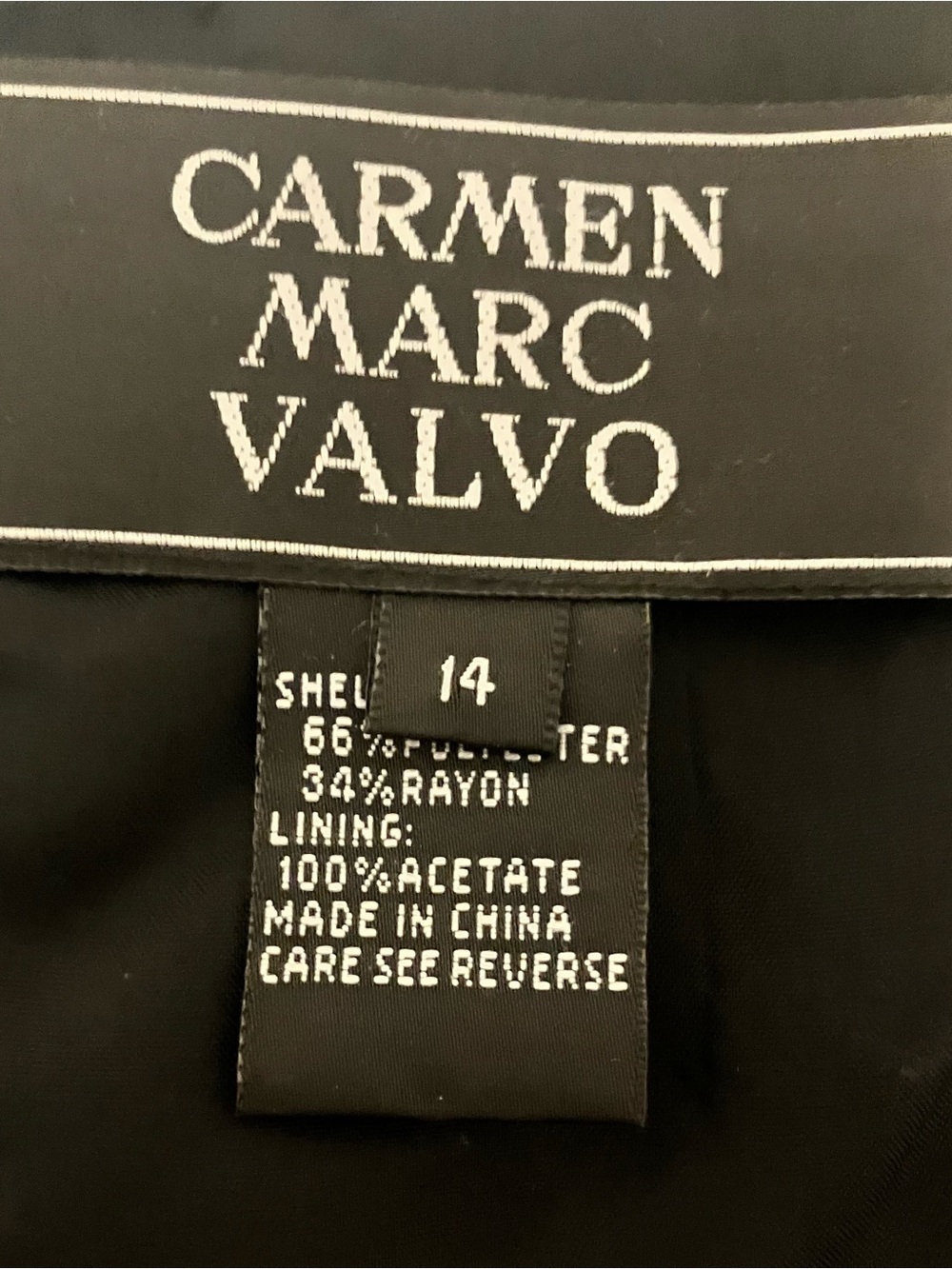 Carmen Marc Valvo Beaded Lace Cocktail Dress - 90s EUC - Fits Modern 8/10 - Picture 6 of 9